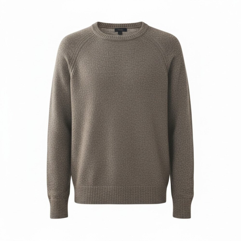 J.Crew XL Wool Blend Sweater Neutral Cozy Classic Old Money - Picture 2 of 5